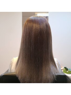 ブロック(BLOCK) ミルクティーグレージュ/ダブルカラー/髪質改善トリートメント