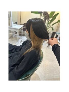 クリーピー(CREAPY) ミルクティーベージュインナーカラー