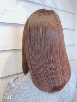 ニューラインギンザ(New-Line 銀座) 艶髪ミディ ベージュカラー