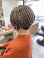 ソラリ バイ ルオーブ 横浜駅西口(solari by L'aube)&nbsp;ショートボブ/ショート/ベージュ/ショートレイヤー/グラボブ