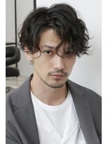 リアンメンズ 青山 表参道(Liun men's) メンズショート ショートセンターパート サーフカールパーマ