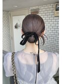 カチモリヘア ヘアセット タイトヘア シニヨン