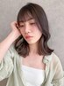 【学割U24】平日限定☆顔まわりカット+カラー ¥7000