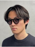 朝がラクになるメンズセンターパートニュアンスパーマ