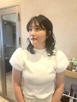 ザ シーワークス ときわ台店(THE Cworks)&nbsp;ウェーブヘア/カーリーヘアルイヤーカット/ミディアム