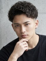 ヘッドストック 大和八木店(HEAD STOCK)&nbsp;アップバングアクティブショートニュアンスパーマツイストメンズ