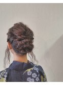【neolive cino 登戸】花火大会 お祭り ラフ編み込み×ツイスト