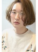 ヌケ感が丁度いいナチュラルボブ