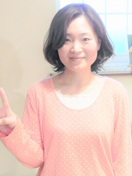 ヘアールーム フージンイーウー(hair room Foojng ewoo) 大人ガールのウェーブボブ♪