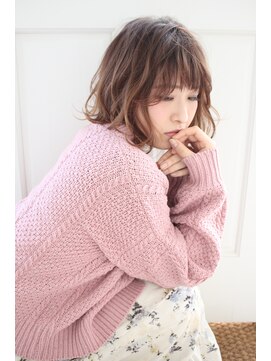 アデプト 綾瀬店(adept) 大人可愛い◎フェミニティエアリーボブ【綾瀬/北千住/亀有】