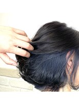 アーチフォーヘアー(a rch for hair) 【インナーカラー】×【ごす色ブルー】
