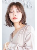 ACE 外はねボブ×モカベージュ