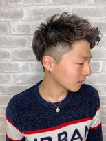 アヴァンス 天王寺店(AVANCE.)&nbsp;MEN'S HAIR 刈り上げ×ツーブロック×アップバング