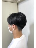 黒髪 韓国 センターパート <広尾/恵比寿>