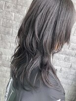 リアイス(Re:ICE)&nbsp;ミニウルフ/くすみブルー/流れるレイヤー/インナーハイライト