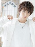 ≪mod's men≫ラフさと重さを演出★ハイトーンショートウルフJ