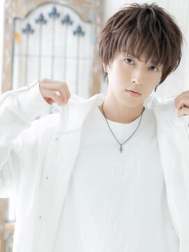 モッズヘア メン 上尾東口店(mod's hair men) ≪mod's men≫ラフさと重さを演出★ハイトーンショートウルフJ