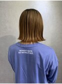 20代30代大人可愛い小顔 ボブ切りっぱなし