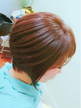 ヘアーメイク ビーエスケーピー(hair make B.S.K.P)の写真/大人ショートヘアはお任せ！一人ひとりに合った丁寧なカットでご自宅でのセットもしやすくなる♪