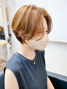 イオエ(ioe) 黒髪/ボブルフ/ネビージュ/小顔/ワンレン/髪質改善/グレージュ