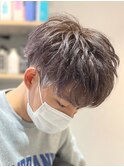 メンズ/マッシュ/アッシュベージュ