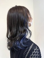 ヘアー ラニッシュ 流山セントラルパーク店(hair Lanish) インナーカラー/インディゴブルー/20代30代40代