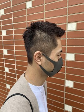 コワファースト 大分(COIFF1RST) メンズベリーショート、アンバーカラー