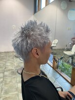 アルファサリダ(ALPHA SALIDA) スパイキーショート×シルバー