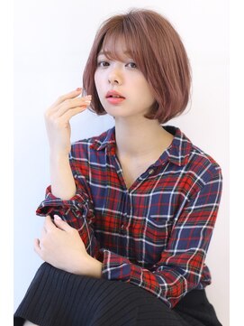 オーロ(ORO) 20代30代40代50代斜めバンググレーベージュ