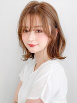 アグノス 青山(Agnos) レッドブラウンハッシュカットこなれヘア似合わせカット艶感