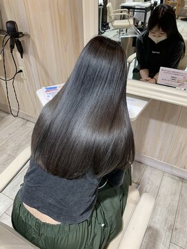 アンフェリール 原島店(Em Fellir) 髪質改善トリートメント/ブラック/20代30代