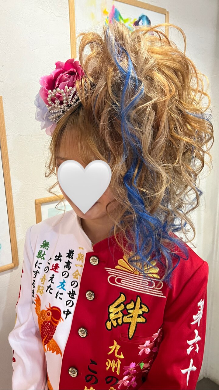 盛り髪：L202141352｜ヘアセットアンドエクステンションショールーム