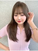 大人美人なlayer style /ネオ韓国layer cut/フォギーベージュ