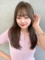 ロンドウル 熊本(Lond ulu) 大人美人なlayer style /ネオ韓国layer cut/フォギーベージュ