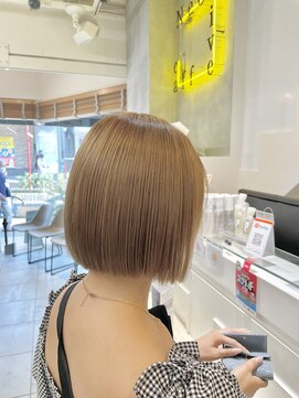 ネオリーブカフ 鶴ヶ峰店(Neolive caff) ハイトーンカラー ブリーチ テリボブ