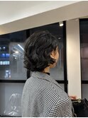 外国人風重めクルクルパーマ(髪質改善/パーマ/池袋)