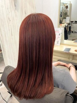 ヘア ジュレ ドゥ(hair jurer deux) 【ヘアジュレドゥ 安江】オレンジカラー