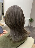 艶髪/30代/40代/50代/白髪ぼかし/白髪染め/ウルフカット