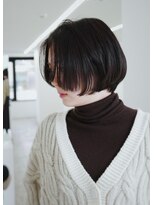 マスタード(MASTARD)&nbsp;ショートボブショートヘアボブイメチェン美髪前下がりボブ