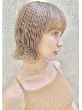 ワン バイ ジエクト(One by The Ect) 似合わせ小顔ショート/ショートボブ/ラベンダーミルクティー