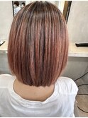 【高難易度矯正】ハイライト酸性縮毛矯正