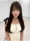 毛先パーマヘルシースタイル横顔美人顔周りレイヤー