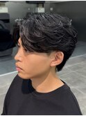 ウルフ/センターパート/カルマパーマ/ニュアンスパーマ/古荘竜生