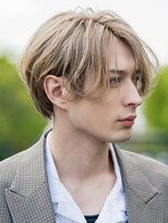 アズ ワン(AS ONE)&nbsp;韓国ヘアコンマバング韓国マッシュセンターパートフェザーパーマ