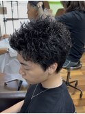 スパイキーショート/スパイキーパーマ/メンズパーマ/メンズ短髪