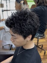 イエローコーン 金沢文庫店(YELLOW CORN)&nbsp;スパイキーショート/スパイキーパーマ/メンズパーマ/メンズ短髪