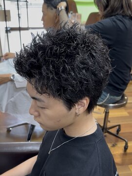 イエローコーン 金沢文庫店(YELLOW CORN) スパイキーショート/スパイキーパーマ/メンズパーマ/メンズ短髪