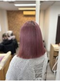 ブリーチカラーピンク