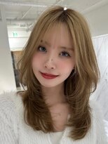 アンダーバーホワイトモデ 河内長野(_WHITE mode)&nbsp;ブリーチハイライト髪質改善ダブルカラーレイヤーカット