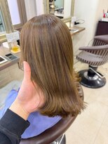 ヘアーアンドメイク シークタチカワ 立川店(Hair&Make Seek)&nbsp;【古澤】柔らか質感 オリーブベージュ ブリーチなし